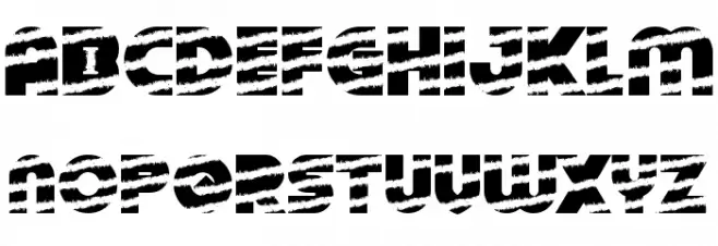 Tinsel Christmas Schriftart Kleinbuchstaben