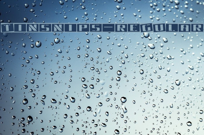 Tinsnips-Regular Font examples