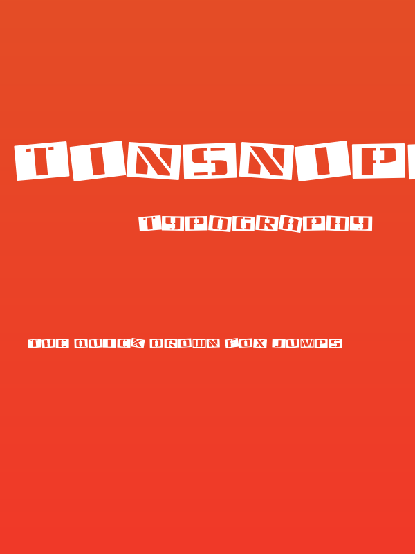 Tinsnips-Regular Poster