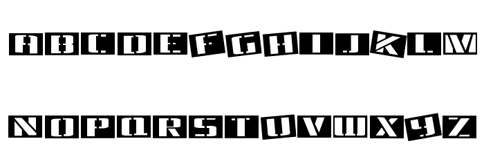 Tinsnips-Regular Font LOWERCASE