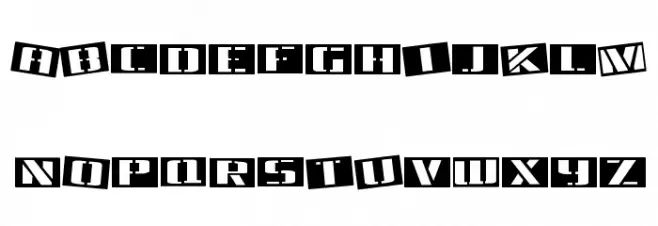 Tinsnips Schriftart Groß