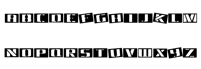 Tinsnips Font LOWERCASE