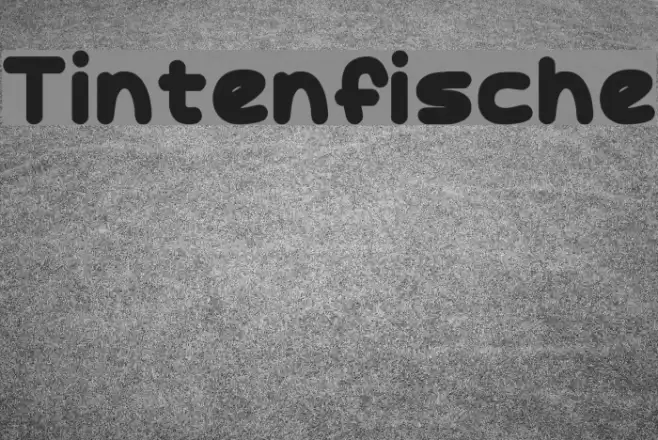 Tintenfische Font examples