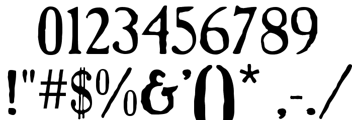 Tintinabulation Font OTHER CHARS