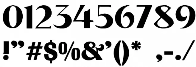 Tintoretto Regular Font OTHER CHARS