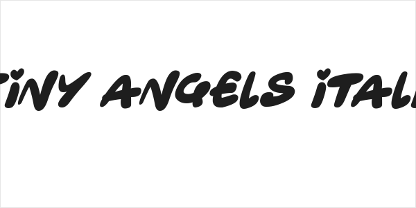Tiny Angels Italic Logo