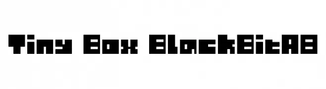 Tiny Box BlackBitA8  Fuentes Gratis Descargar