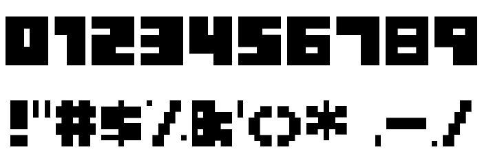 Tiny Box BlackBitA8 Schriftart Anderer Schreiben