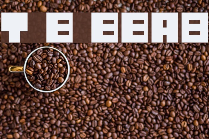 Tiny Box BlackBitA8 Schriftart examples