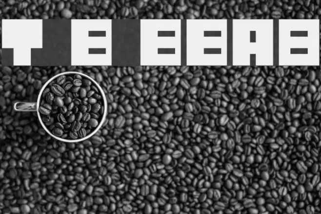 Tiny Box BlackBitA8 Schriftart examples