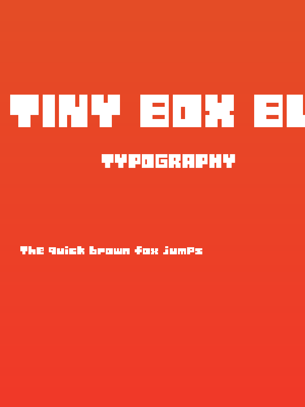 Tiny Box BlackBitA8 Poster