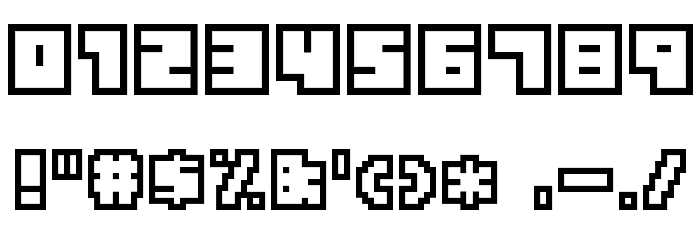 Tiny BoxBitA10 Font OTHER CHARS