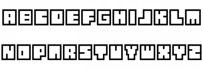 Tiny BoxBitA10 Schriftart Groß
