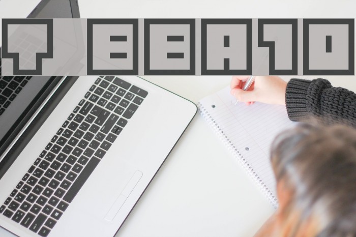 Tiny BoxBitA10 Font examples