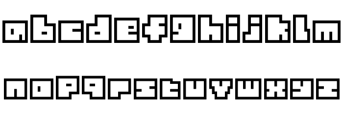 Tiny BoxBitA10 Font LOWERCASE