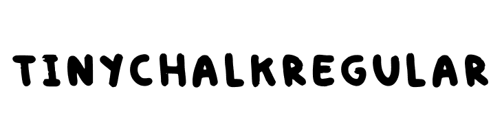 Tiny Chalk Regular  font caratteri gratis