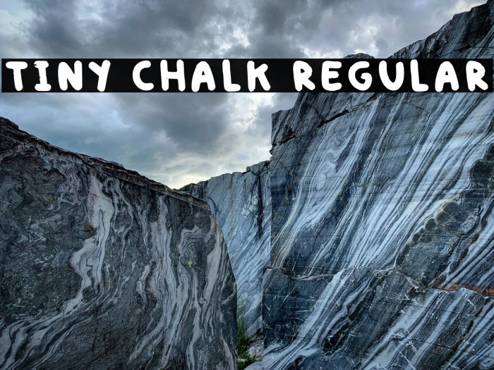 Tiny Chalk Regular Example 3