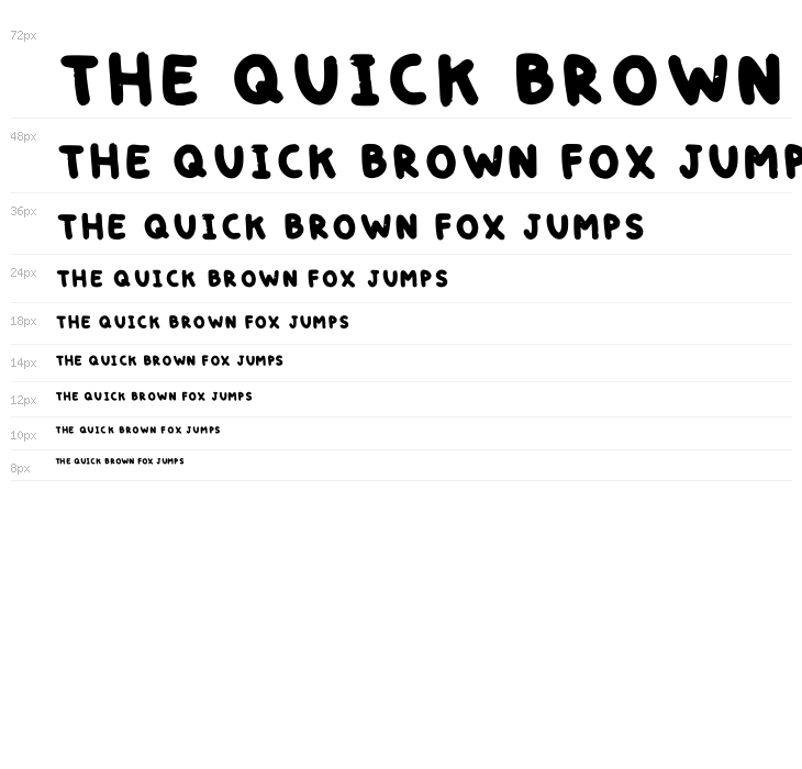 Tiny Chalk Regular Waterfall