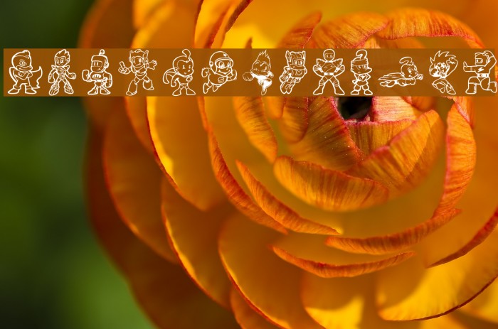 Tiny Heroes Font examples