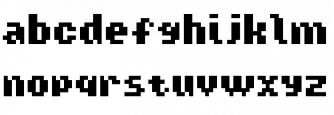 Tiny Islanders 字体 小写