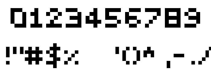 Tiny Pixy Font OTHER CHARS