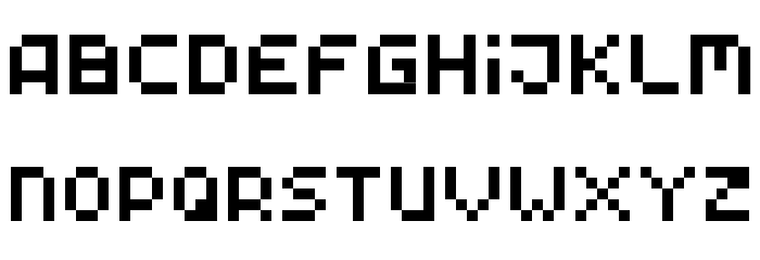Tiny Pixy Font LOWERCASE