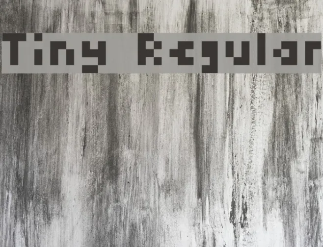 Tiny Regular Example 1