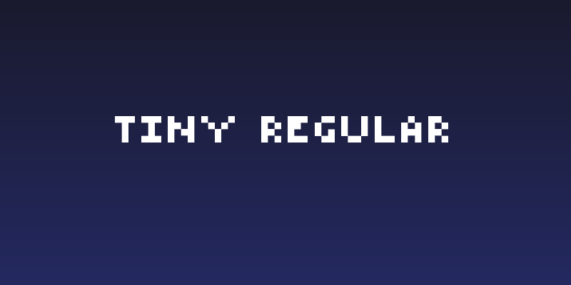 Tiny Regular Social Header