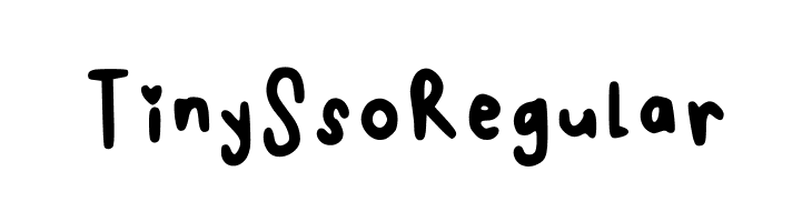 Tiny Sso Regular  フリーフォントのダウンロード