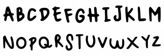 Tiny Sso Regular Schriftart Groß