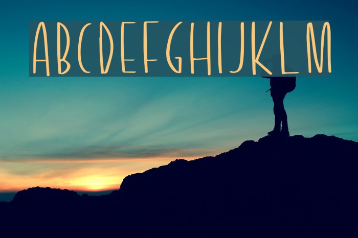 Tiny Trees Font examples