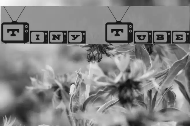 Tiny Tube Font examples