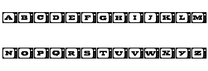 Tiny Tube Font LOWERCASE