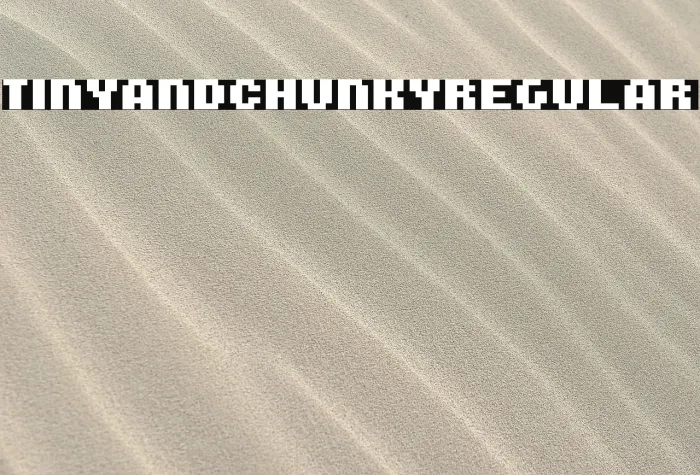 Tiny and Chunky Regular Example 1