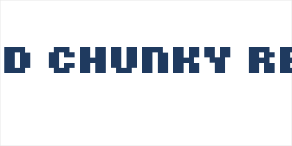 Tiny and Chunky Regular Logo