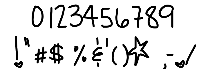 TinyAirBalloons Font OTHER CHARS