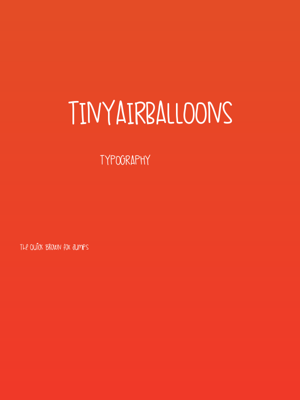TinyAirBalloons Poster