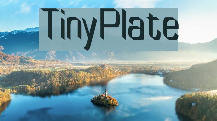 TinyPlate Font examples