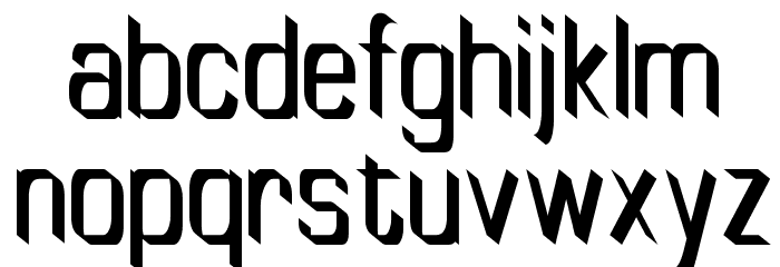 TinyPlate Font LOWERCASE