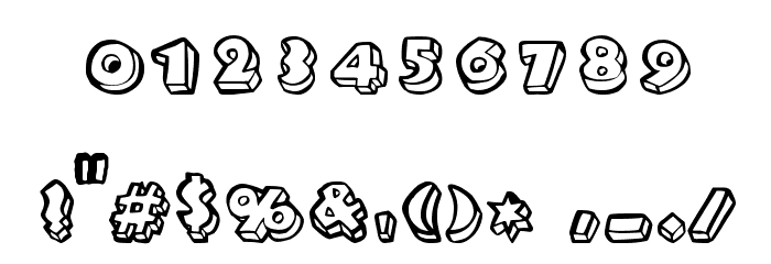 TinyShack Font OTHER CHARS