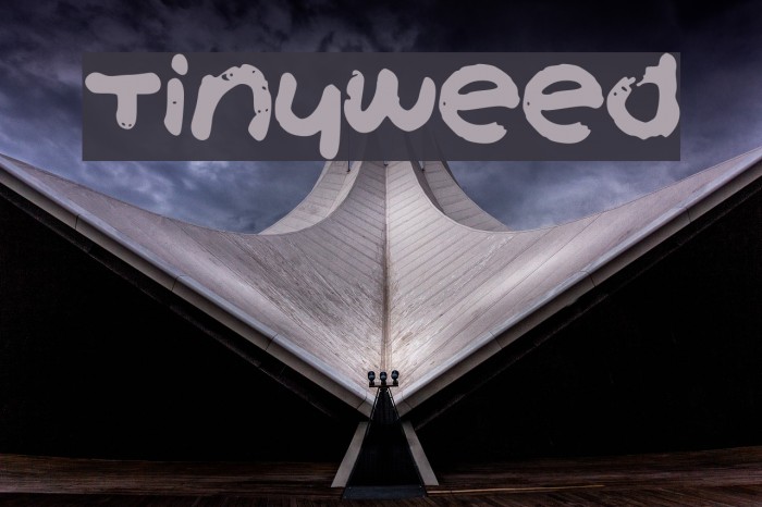 TinyWeed Font examples