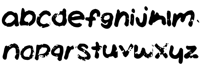 TinyWeed Font LOWERCASE