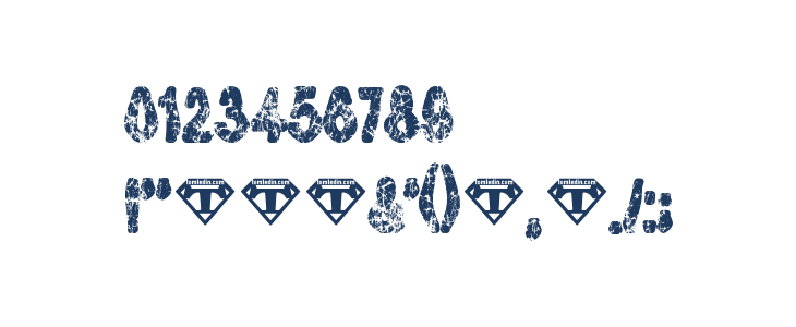 Tioem-Black-Distressed Other Characters