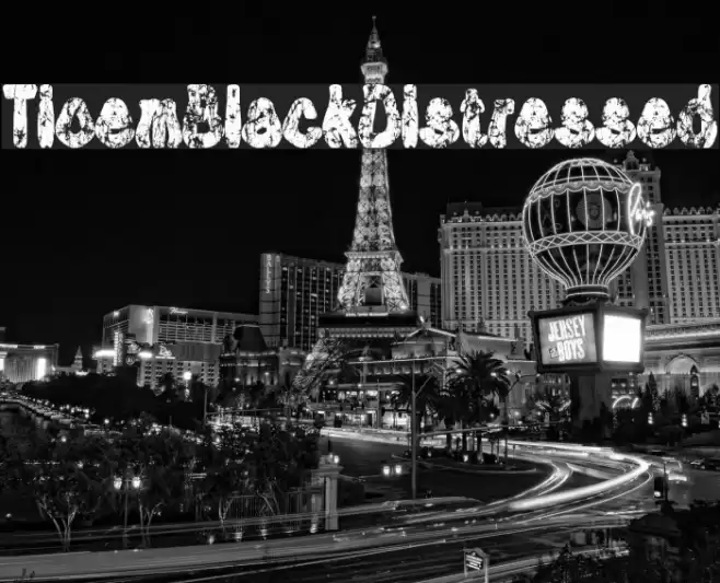 Tioem-Black-Distressed Font examples