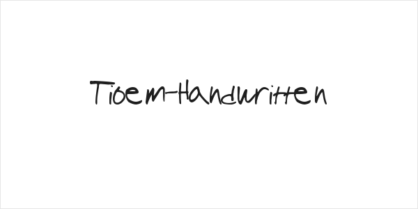 Tioem-Handwritten Logo