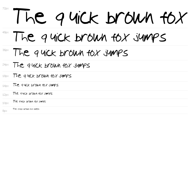 Tioem-Handwritten Waterfall