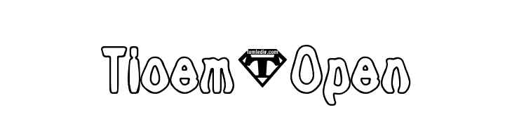 Tioem-Open Font
