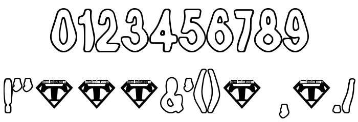 Tioem-Open Font OTHER CHARS