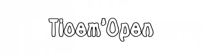 Tioem-Open  フリーフォントのダウンロード