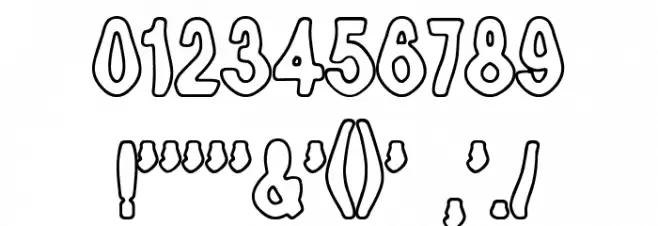 Tioem-Open Font OTHER CHARS